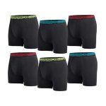 Lot de 6 boxers stretch confort