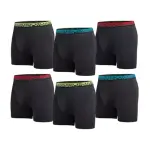 Lot de 6 boxers stretch confort