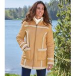 Manteau su�dine fourr�e