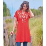 Maxi tee - shirt fantaisie col djellaba