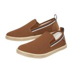 Mocassins Élastiqués en toile et semelle tressée Mocassins Élastiqués en toile et semelle tressée
