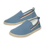 Mocassins en toile �lastiqu�s � semelle tress�e