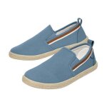 Mocassins en toile lastiqus  semelle tresse