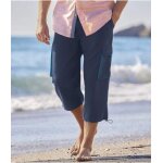 Pantacourt microfibre cargo