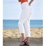 Pantalon 7 / 8e en coton stretch