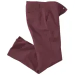 Pantalon chino stretch bordeaux