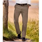 Pantalon chino stretch taupe