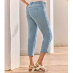 Pantalon jegging 7 / 8e en jean stretch estival�