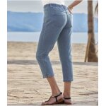Pantalon jegging 7 / 8e en jean stretch  rivets