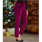 Pantalon tregging en velours stretch