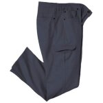 Le pantalon twill cargo taille semi - elastiquée Le pantalon twill cargo taille semi - elastiquée