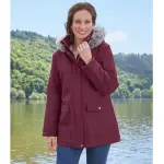 Parka  capuche fausse fourrure