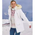 Parka d hiver  capuche fausse fourrure