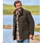 Parka huilée multipoches Parka huilée multipoches