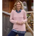 Pull fin effet trompe - l ?il 2 - en - 1