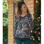 Pull en maille fine  encolure dentelle