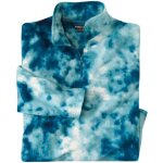Le pull polaire zipp tie & dye orage