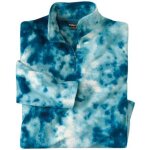 Le pull polaire zipp tie & dye orage