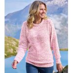 Pull tricot en maille chenille