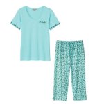 Pyjama coton � fleurs