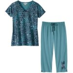 Pyjama d t en coton imprim lopard