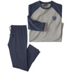 Pyjama jersey col rond manches raglan Pyjama jersey col rond manches raglan