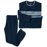 Pyjama micropolaire marine