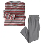 Pyjama polaire � rayures