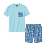 Pyjashort imprim palmier