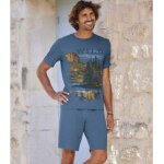 Pyjashort jersey night lake