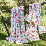 Serviette de bain parfum grenadine 50 x 90 cm Serviette de bain parfum grenadine 50 x 90 cm