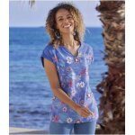 Tee - shirt bi - matire fleuri