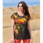 Tee - shirt imprim girafe