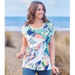 Tee - shirt imprim� graphique inspiration v�g�tal