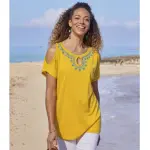 Tunique fluide �paules d�nud�es