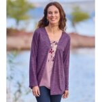 Tunique trompe l oeil, effet twin - set�