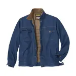 Veste en jean matelasse western