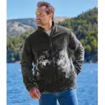 Veste polaire imprim loups