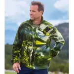 Veste polaire imprime rocheuses