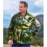 Veste polaire imprimée rocheuses Veste polaire imprimée rocheuses