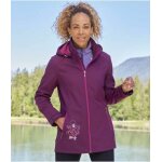 Veste softshell à capuche doublée polaire Veste softshell à capuche doublée polaire