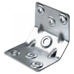 1 renfort d'angle pour table acier zingu hettich, l. 70 mm