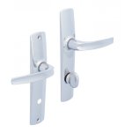 2 poign�es de porte rivangers condamnation vachette, zamak entraxe 165 mm