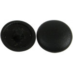 30 cache - vis en plastique noir 4. 5mm