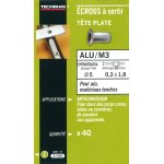 40 crous m3  sertir alu avec tte plate