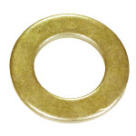 5 rondelles �troites laiton 10mm
