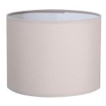 Abat - jour cylindrique diamtre 18cm coton chanvre