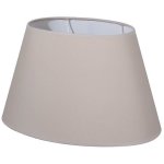 Abat - jour ovale longueur 25cm coton chanvre