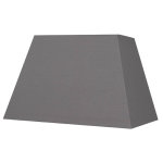 Abat - jour rectangulaire longueur 24cm coton poivre