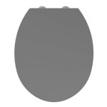Abattant wc couleur gris - kristal Abattant wc couleur gris - kristal